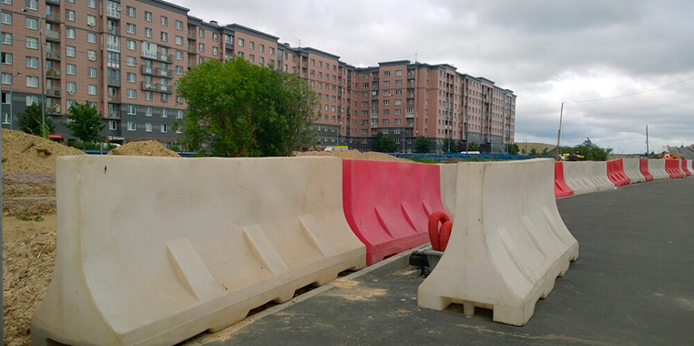 Дорожные барьеры с водой