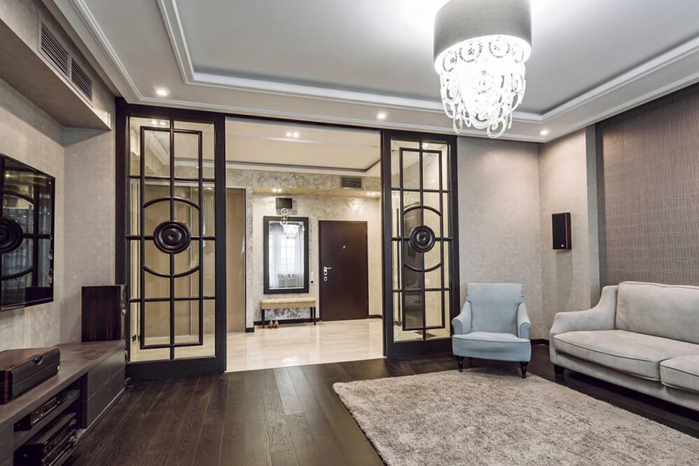 Раздвижные двери в стиле арт-деко